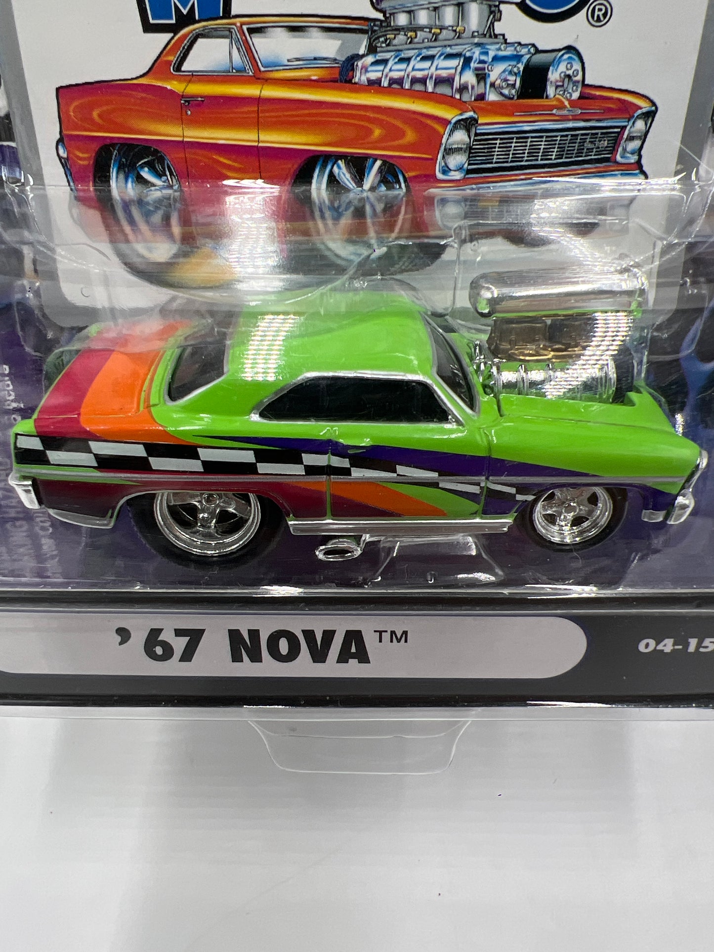 Muscle Machines 67 Nova Green 04-15 222E