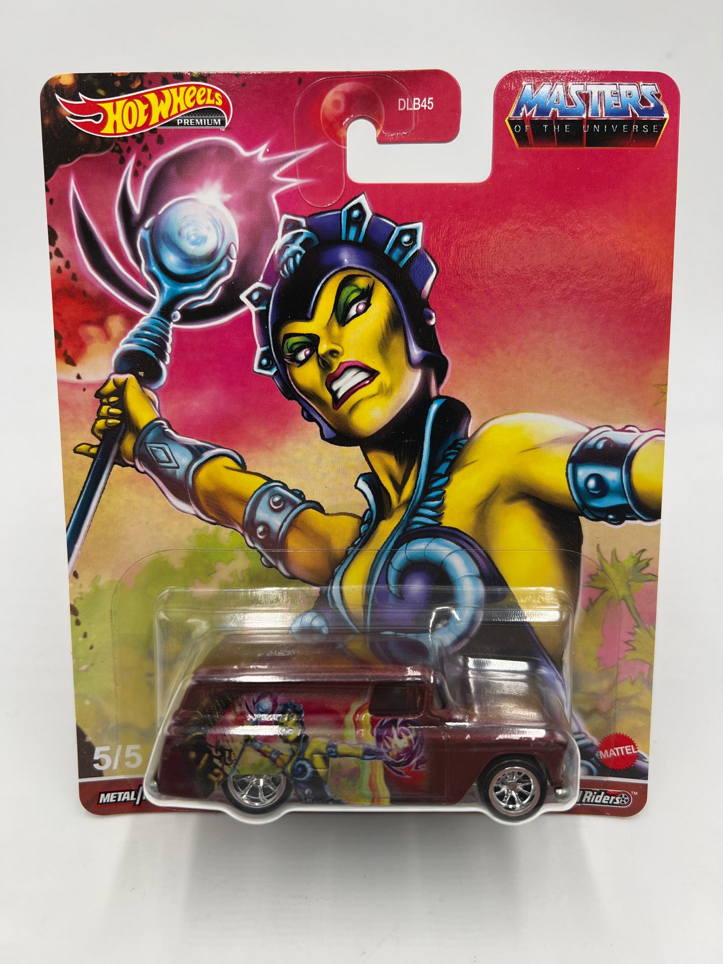 Hot wheels pop culture Masters of the universe 55 Chevy Panel Evil Lyn 267C