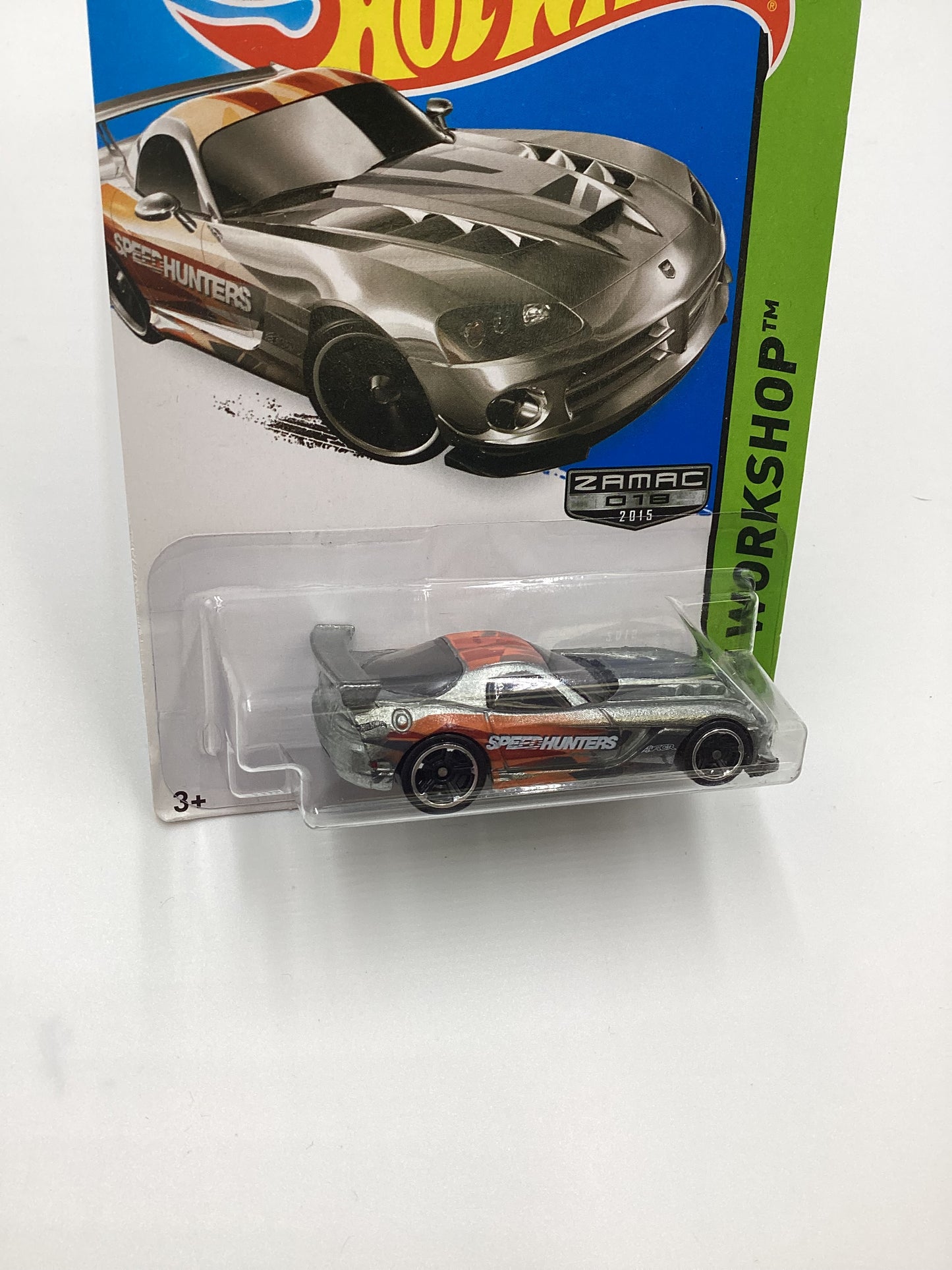 2015 Hot Wheels Zamac 018 #236 ZAMAC DODGE VIPER SRT10 ACR