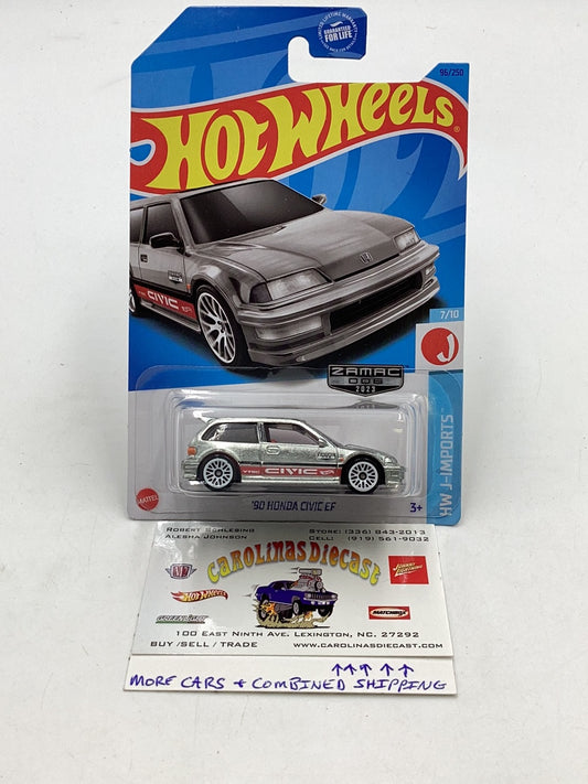 2023 hot wheels H case #96 90 Honda Civic EF Zamac #6 with protector