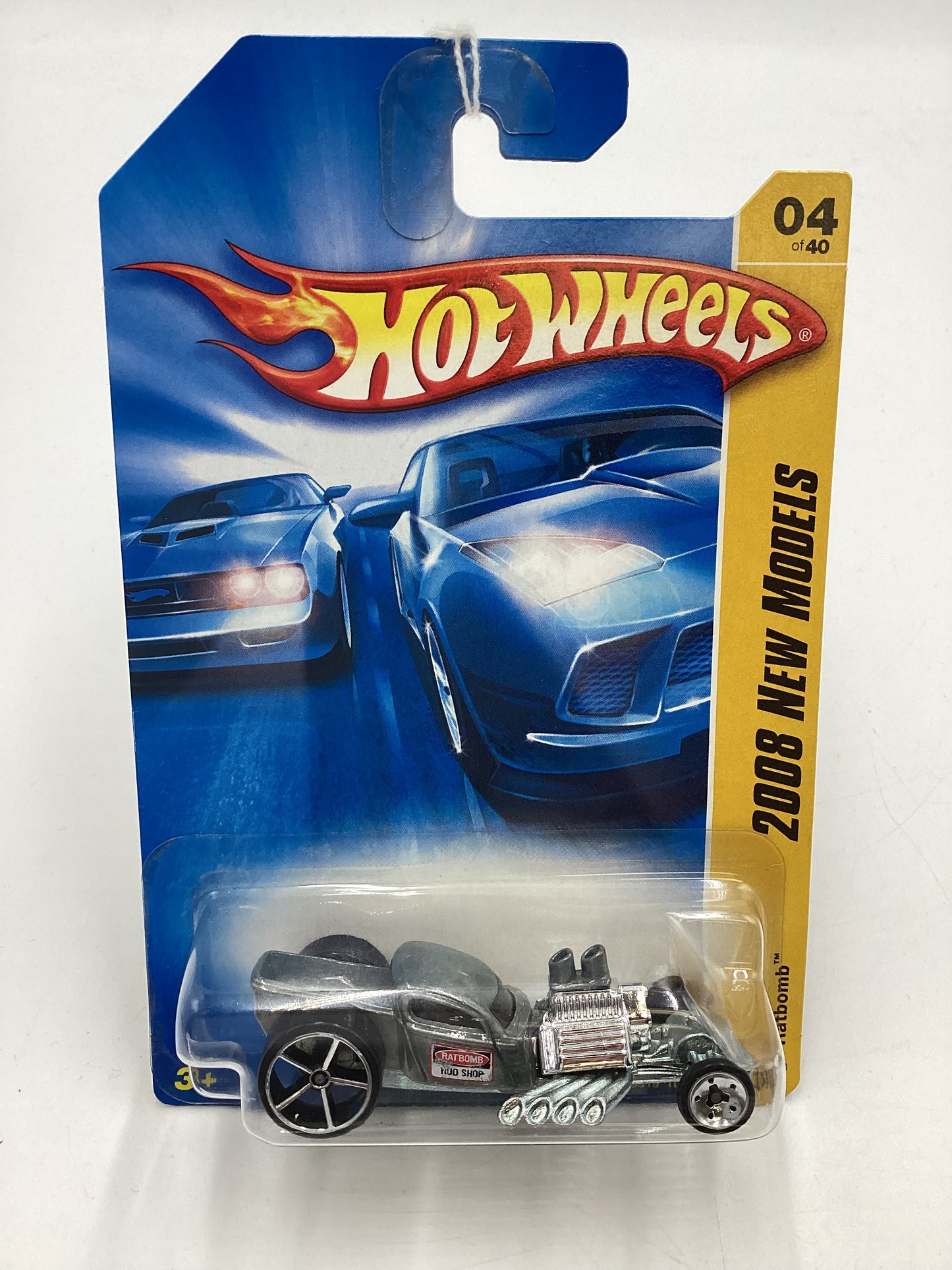 2008 Hot Wheels New Models #4 Ratbomb Silver AA5