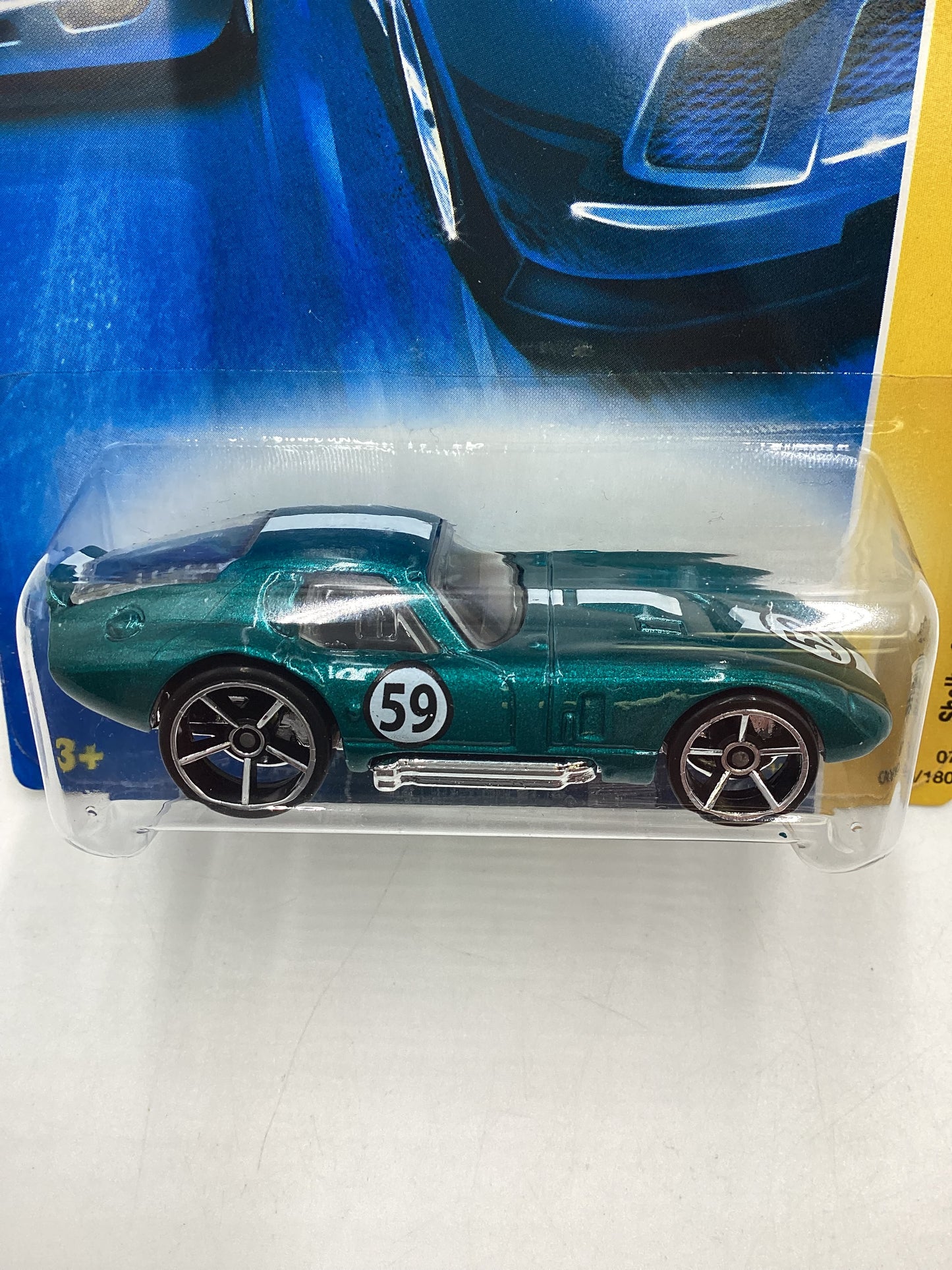 2007 Hot wheels New Models #006 Shelby Cobra Daytona Coupe Green 30D