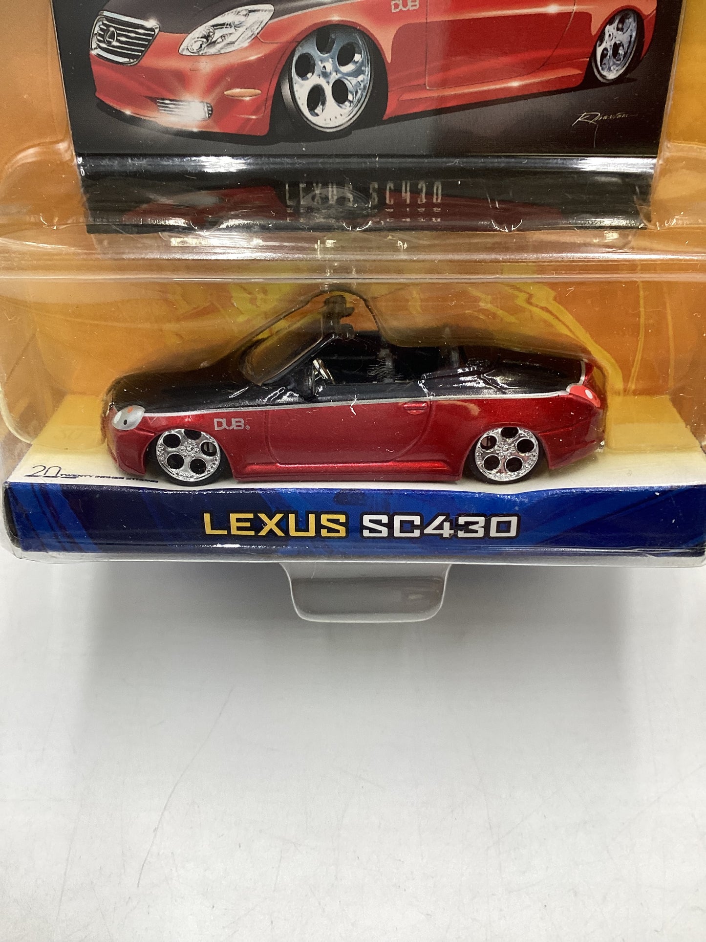 Jada Toys Dub City #058 Lexus SC430 Red 221B