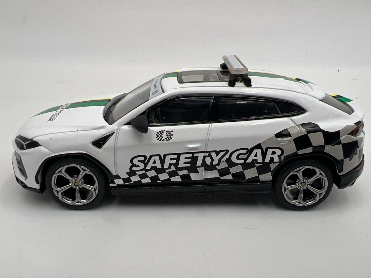 Mini GT MiJo Exclusive #591 Lamborghini Urus 2022 Macau GP Official Safety Car White