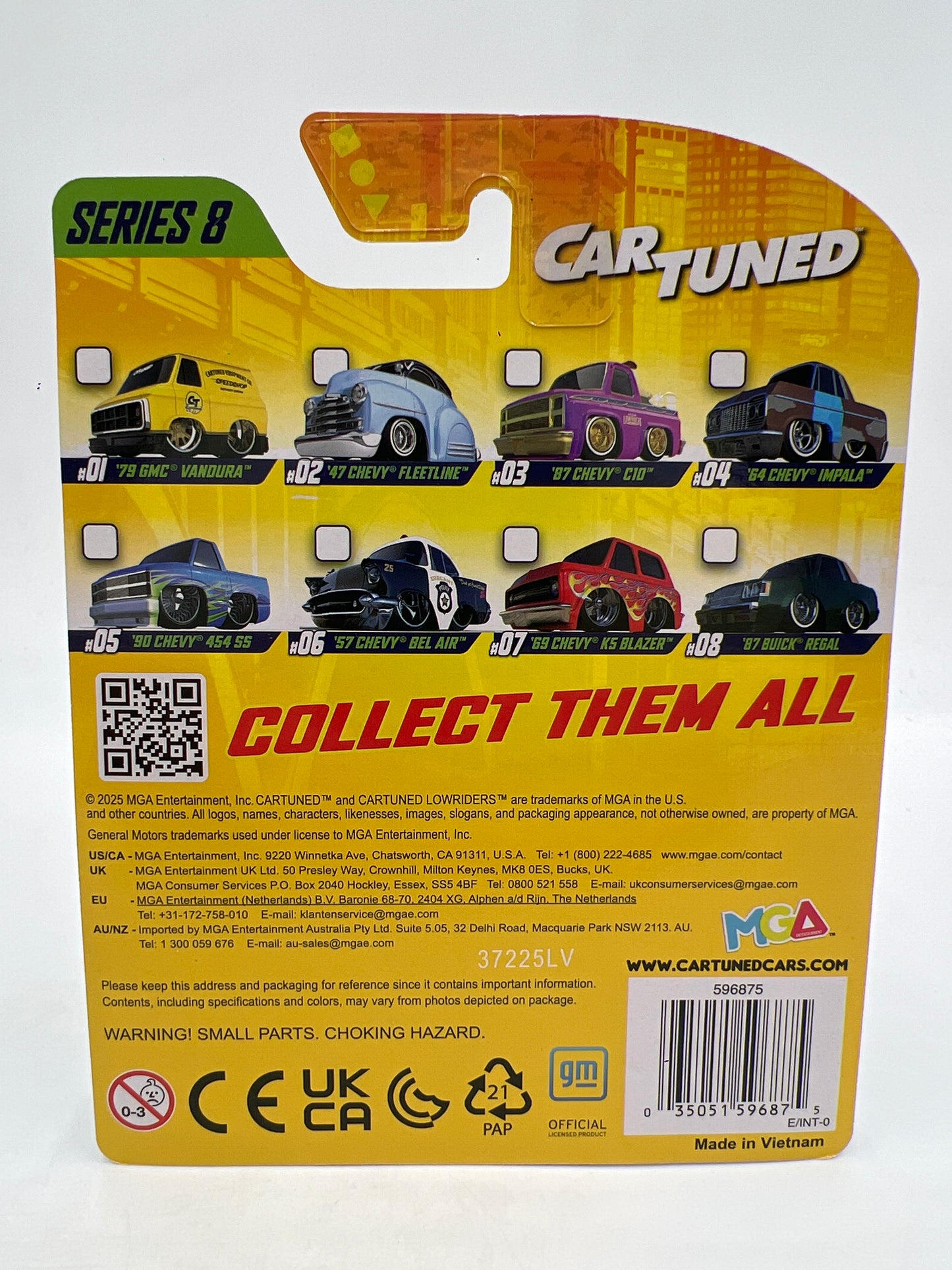 2025 MGA Car Tuned Series 8 #2 47 Chevy Fleetline Light Blue 183B