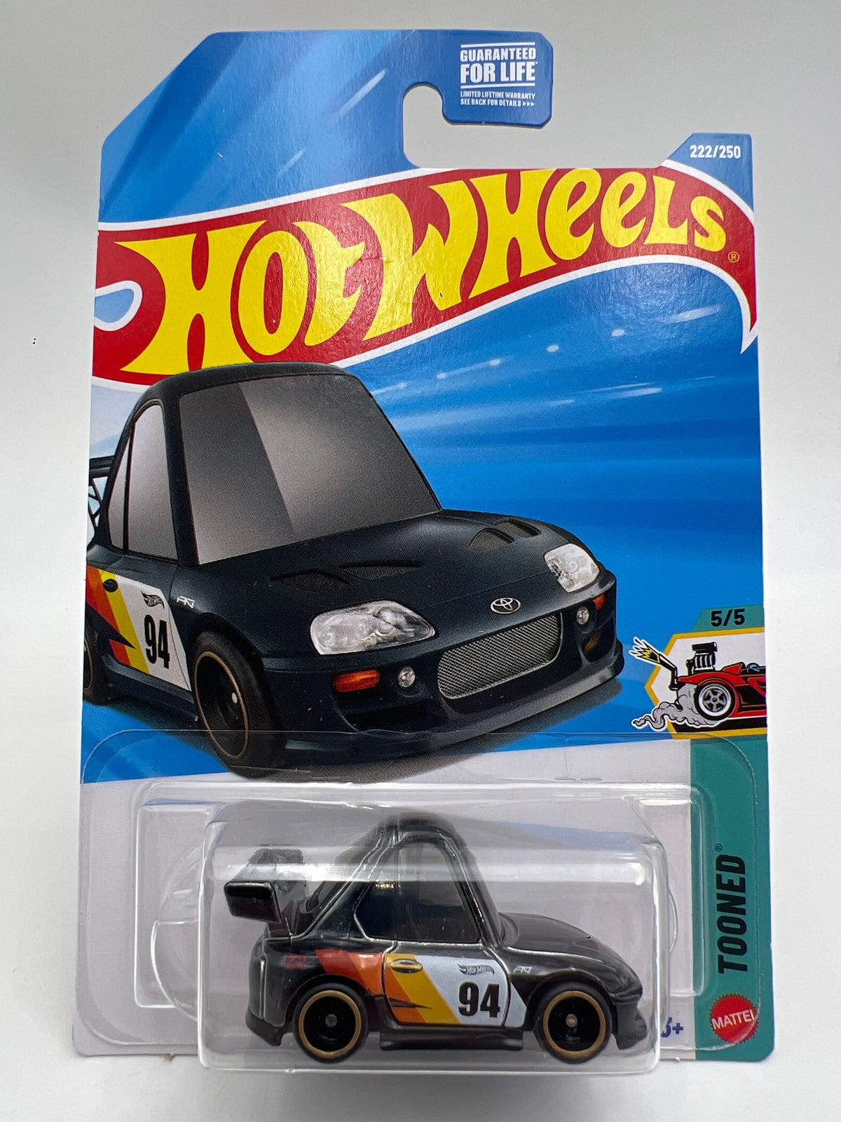 2026 Hot Wheels Super Treasure Hunt #222 94 Toyota Supra Black W/Protector