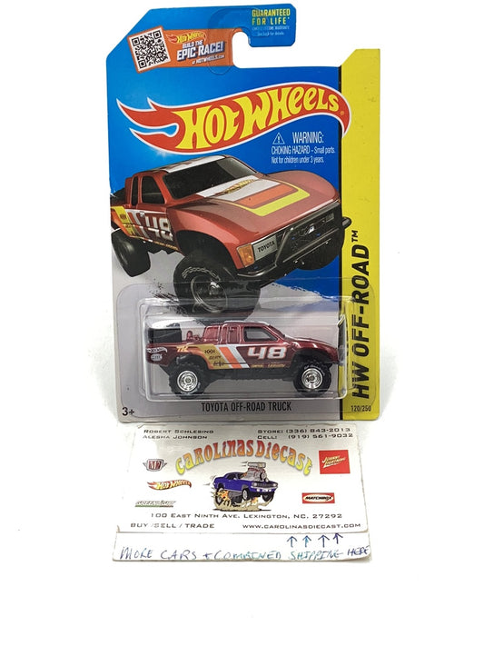 2015 hot wheels super treasure hunt Toyota Off-Road Truck W/Protector