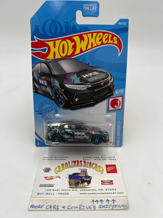 2021 Hot Wheels Super Treasure Hunt 2018 Honda Civic Type R W/Protector