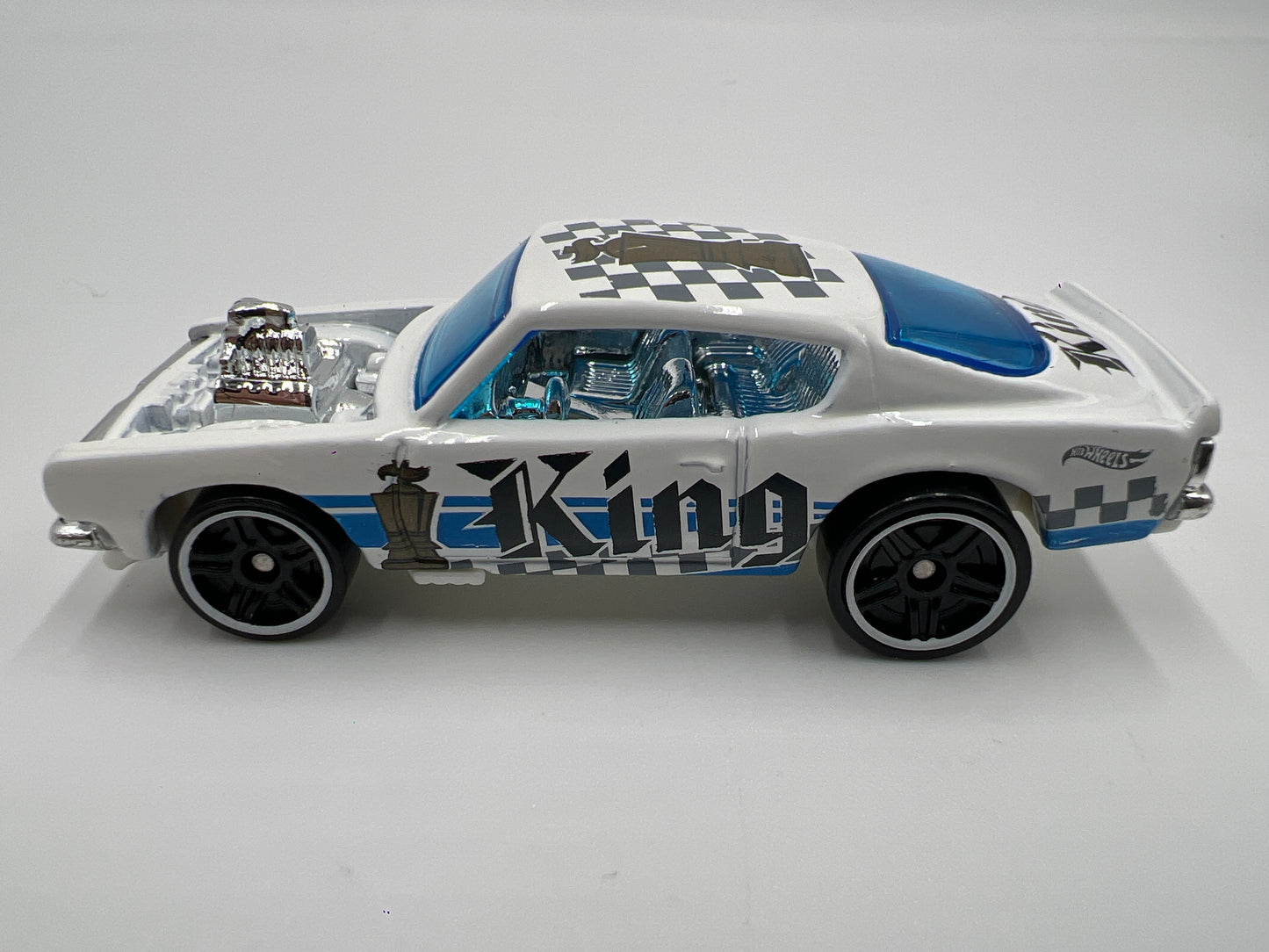 Hot Wheels 1/64 Plymouth Barracuda King Cuda White Loose