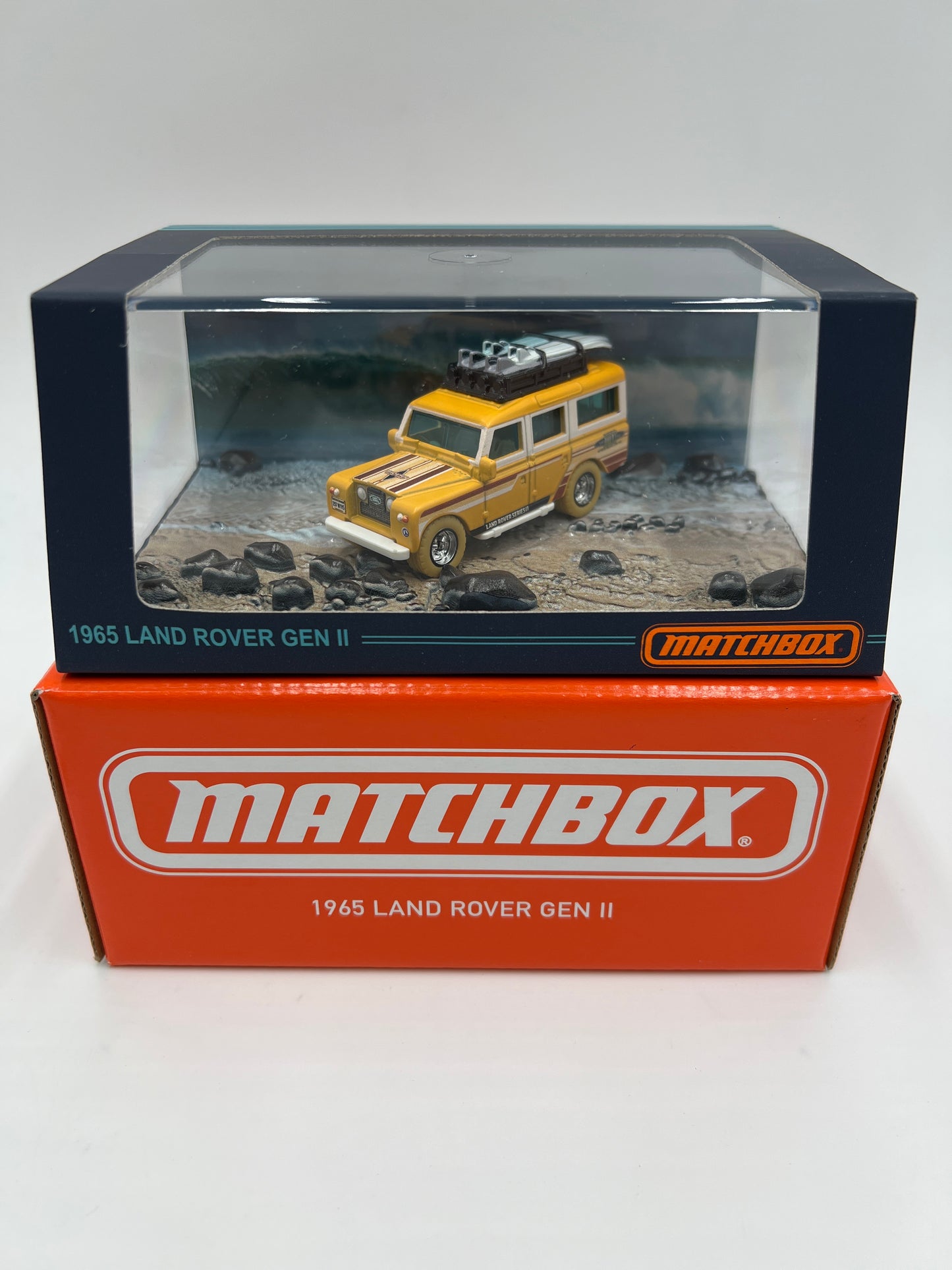 Matchbox RLC Mattel Creations 1965 Land Rover Gen II Yellow