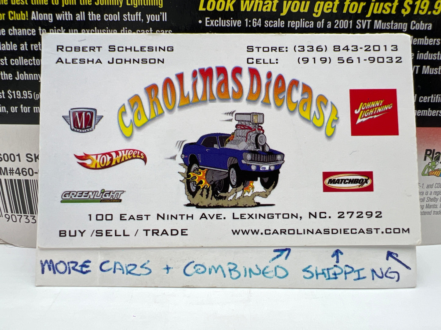 Johnny Lightning Mooneyes 1950 Ford F-1 Pickup Yellow 220B