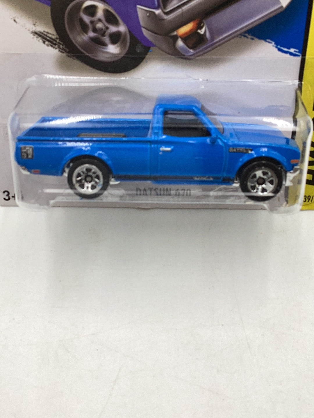 2014 Hot Wheels #139 Datsun 620 #139 blue K-Days W/Protector