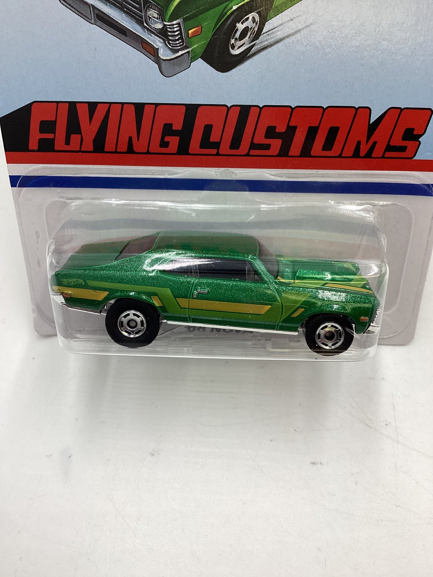 Hot Wheels Target Exclusive Flying Customs 68 Nova Green 156H