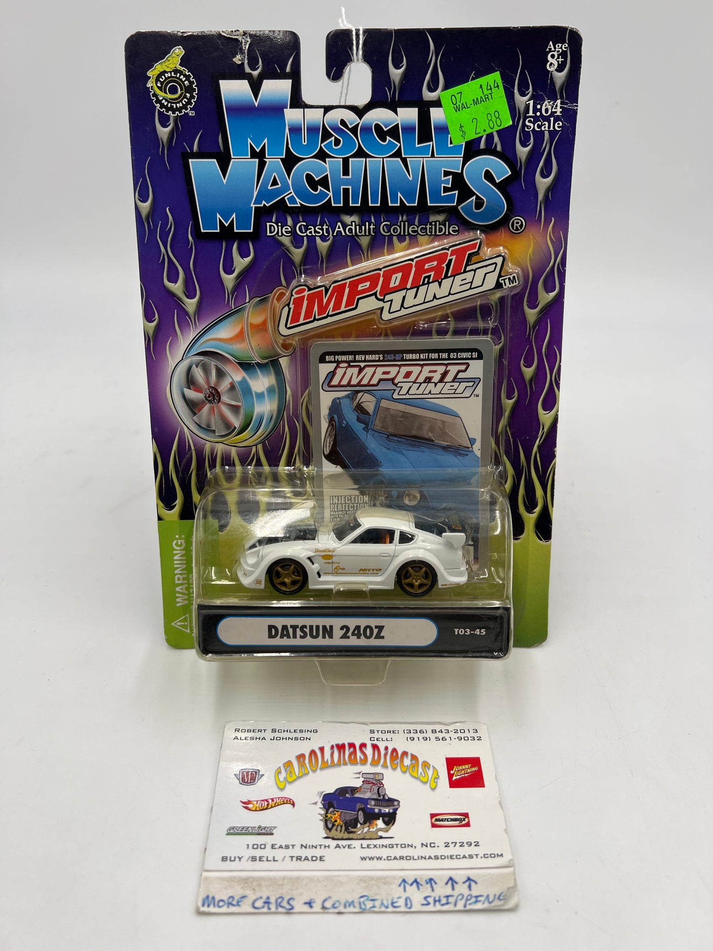 Muscle Machines Import Tuner Datsun 240Z White T03-45 220E