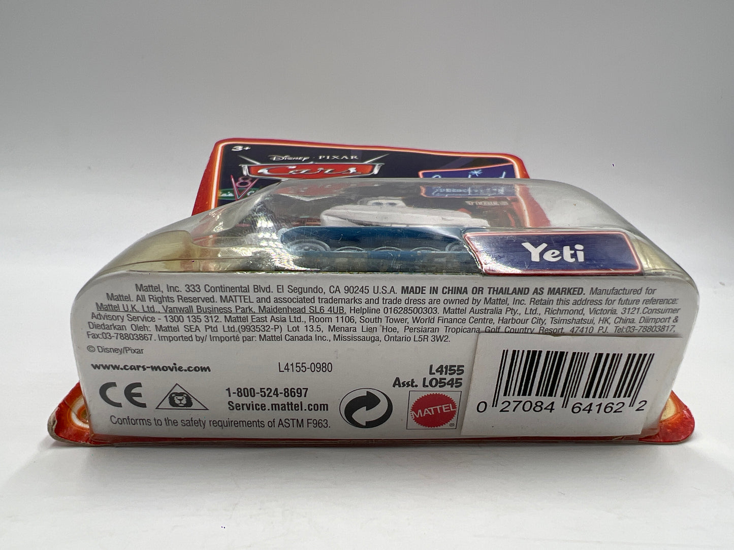 Disney Pixar Cars Supercharged Yeti 139B