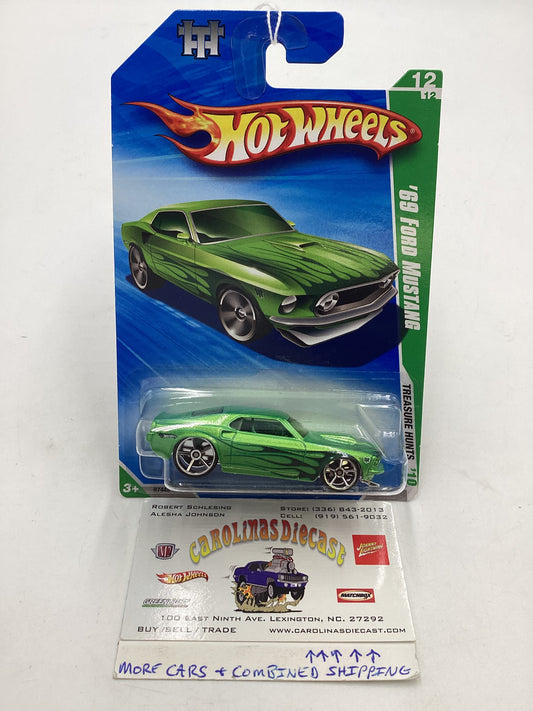 2010 HW Treasure Hunts #64 69 Ford Mustang 273A