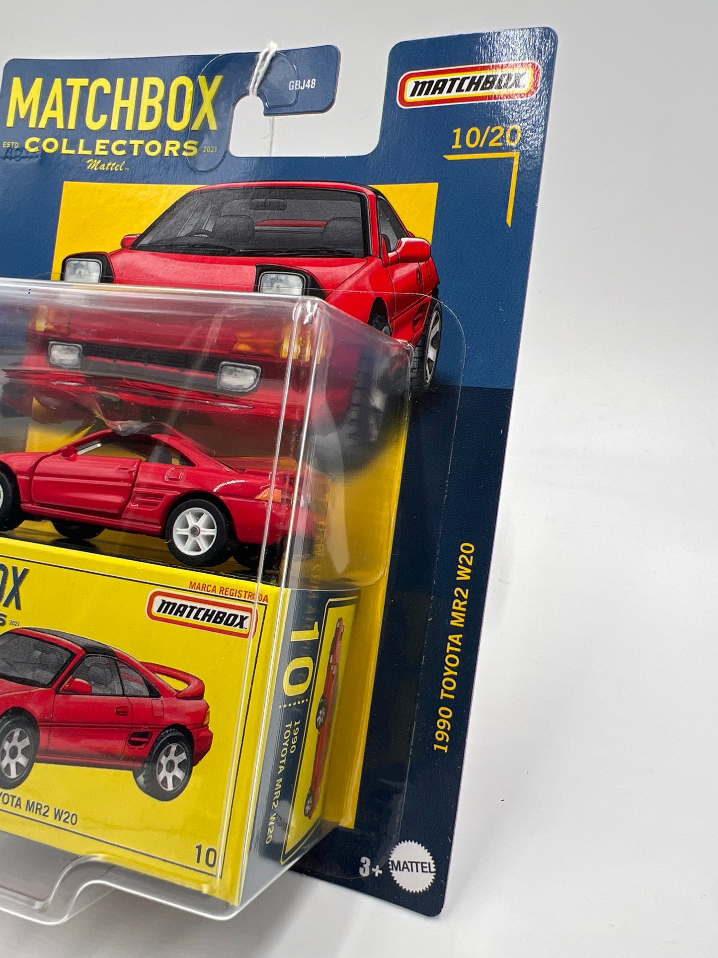 Matchbox Collectors #10 1990 Toyota MR2 W20 Red RHD/LU