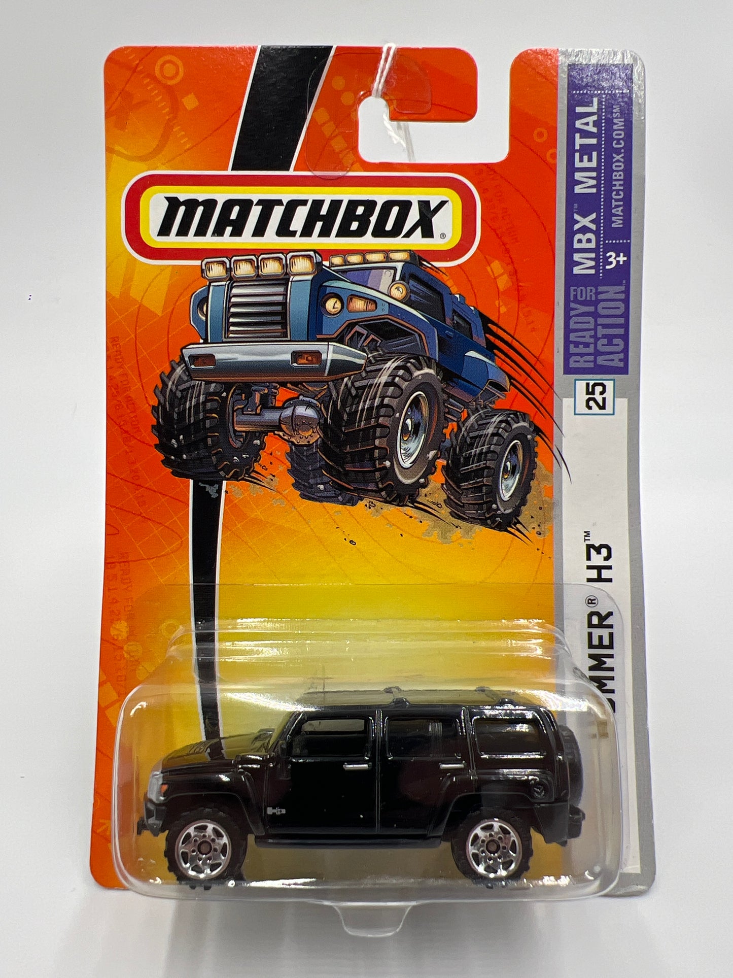 Matchbox MBX Metal #25 Hummer H3 Black 209D