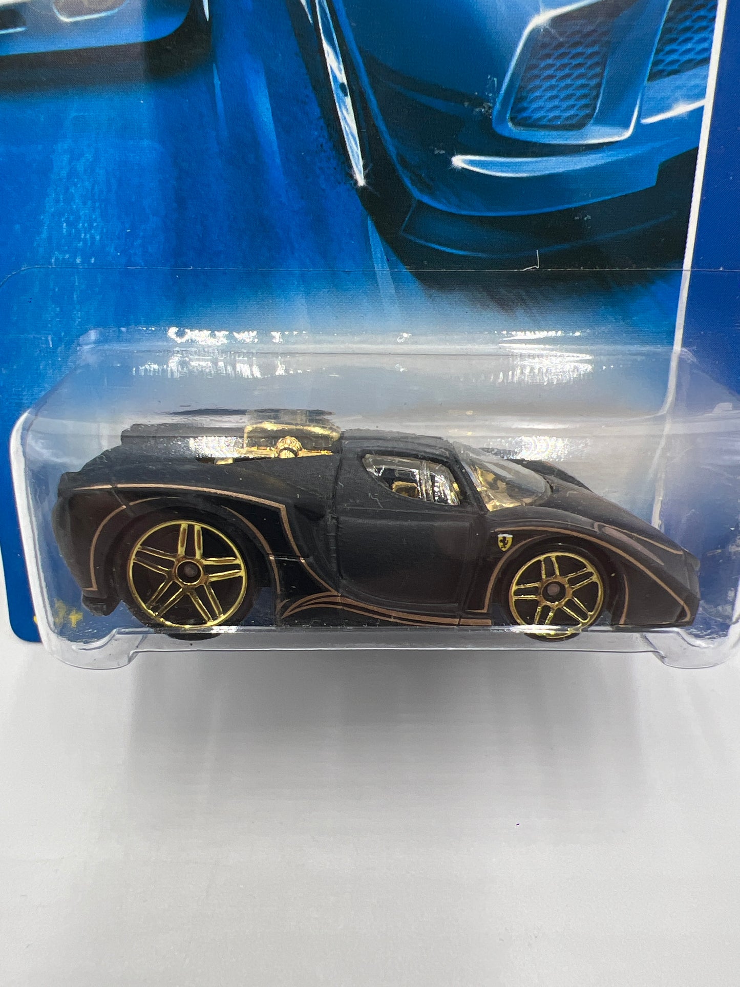 2008 Hot Wheels All Stars #66 Tooned Enzo Ferrari Black SR