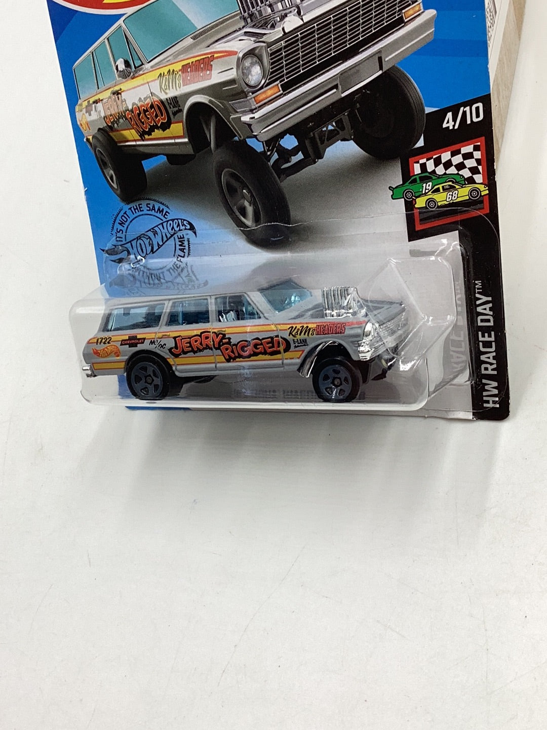 2019 Hot wheels #198 64 Nova Wagon Gasser grey 11D