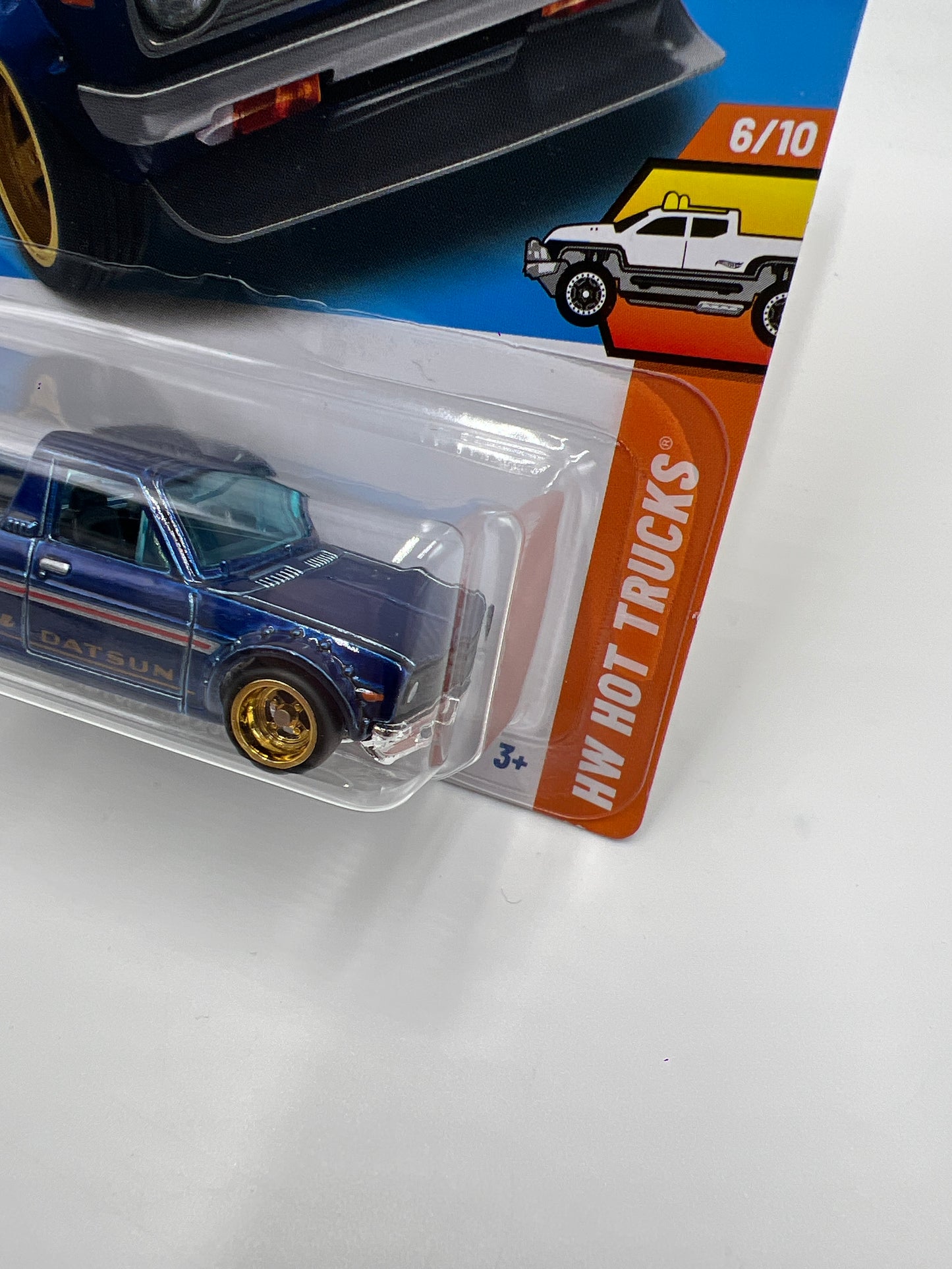 2025 Hot Wheels D Case Super Treasure Hunt #93 1975 Datsun Sunny Truck B120 Blue W/Protector