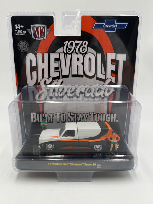 2025 M2 Machines Diorama 1978 Chevrolet Silverado Super 30 R13 195F