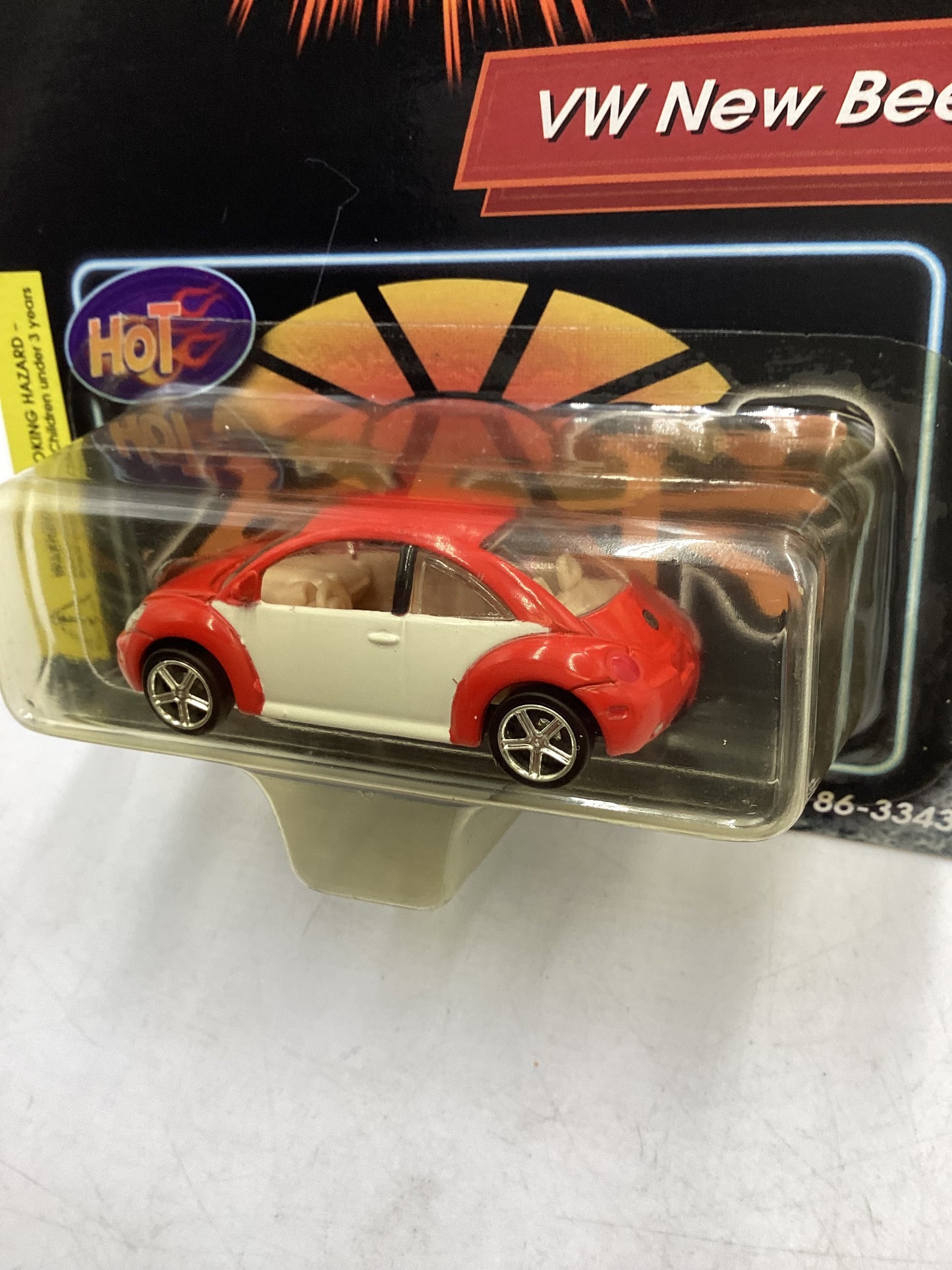 Revell Hot Hatch Diecast Euros VW New Beetle Red/White 185A
