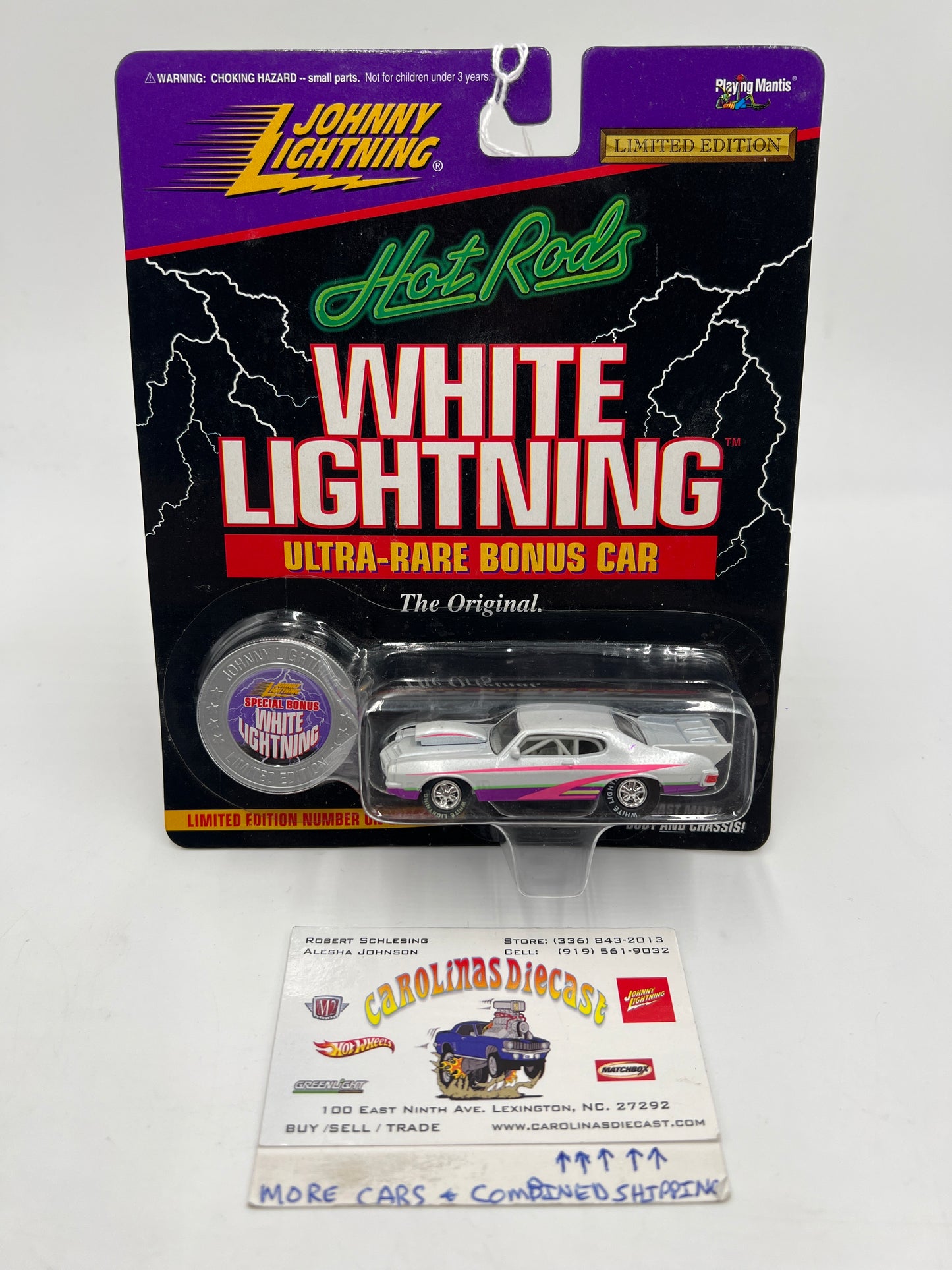 Johnny Lightning White Lightning Chase Hot Rods #329 Goin Goat White/Pink