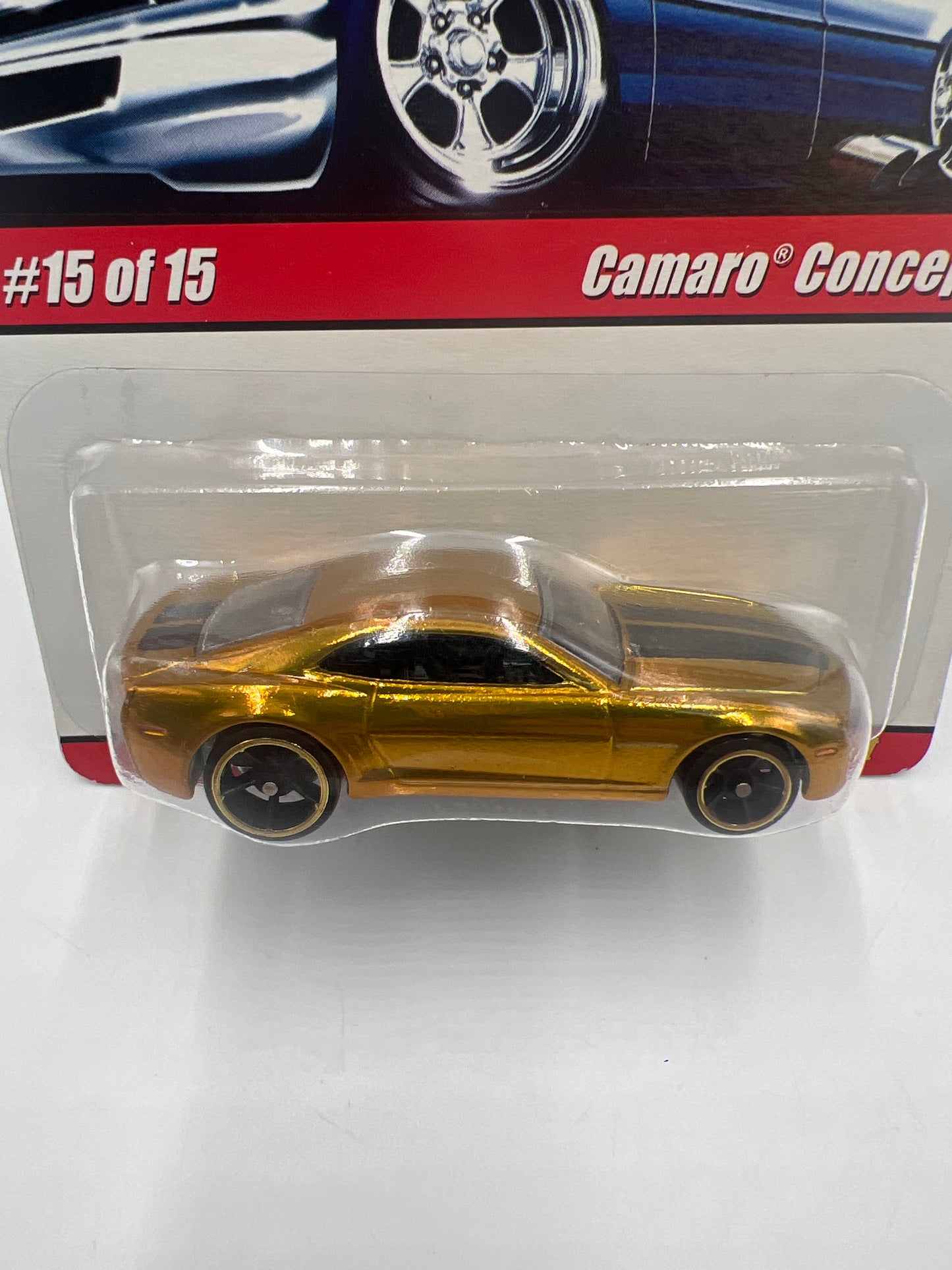 Hot Wheels Modern Classics #15 Camaro Concept Gold W/Protector