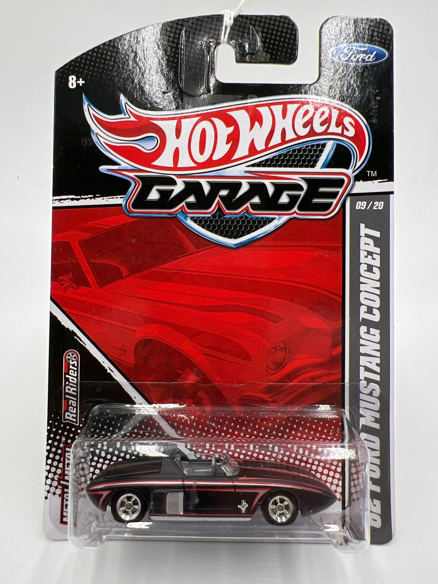 Hot Wheels Premium Garage Series #9 62 Ford Mustang Concept Black