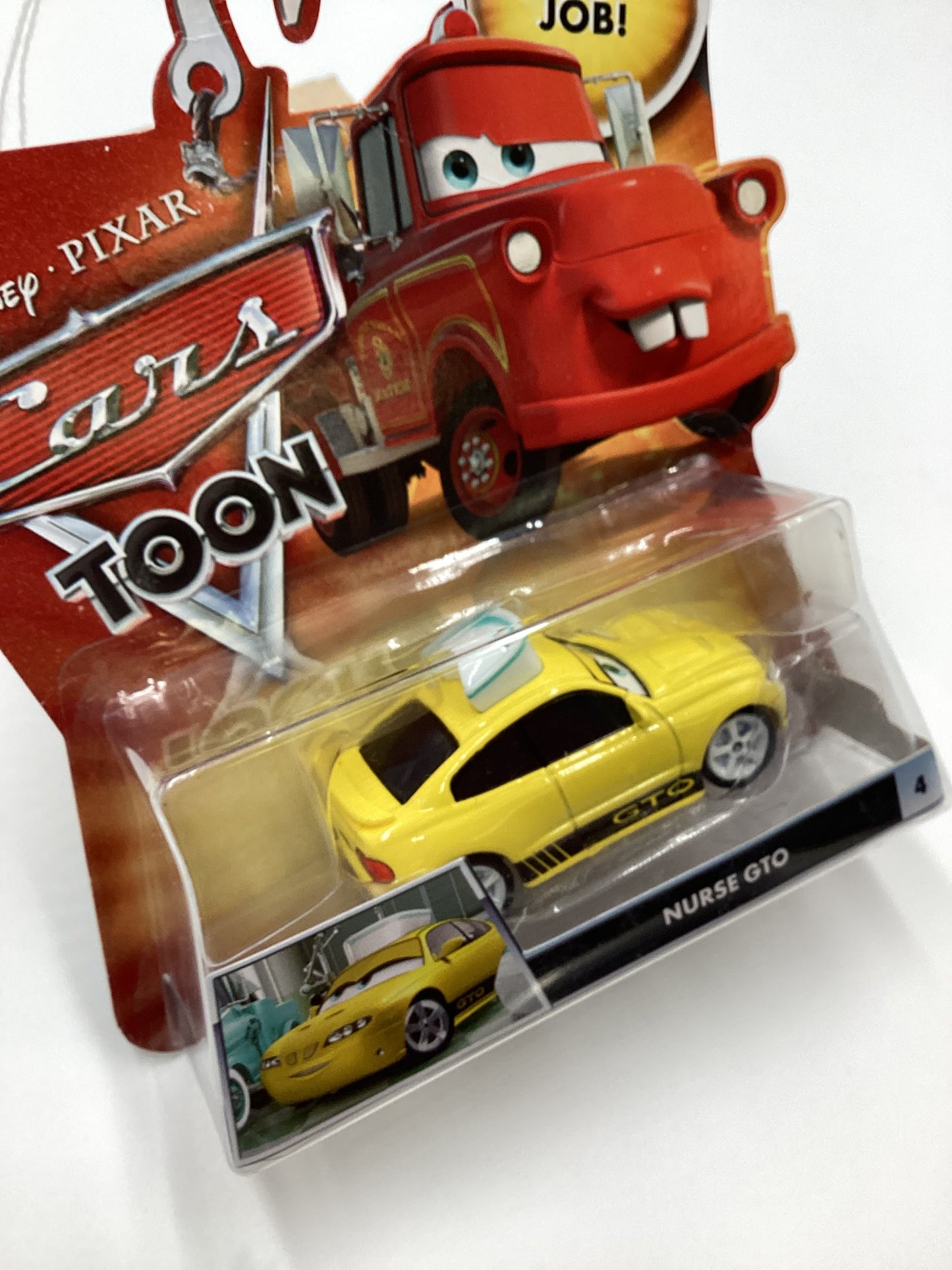 Disney Pixar Cars Toon Sizzlin Paint Job #4 Nurse GTO Yellow