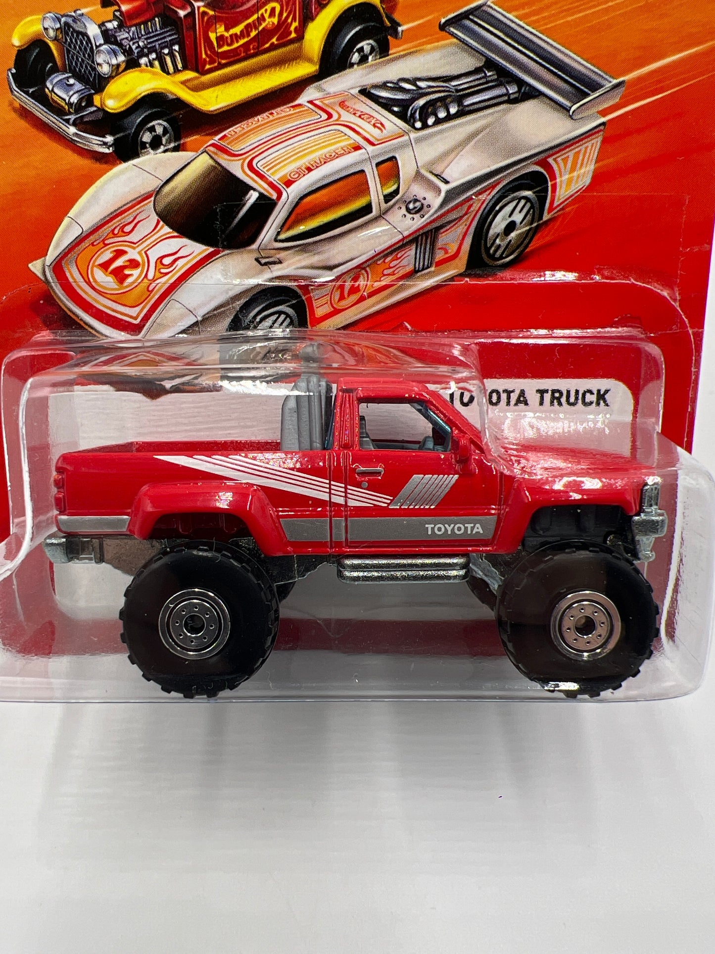 2011 Hot Wheels The Hot Ones Target Exclusive 87 Toyota Truck Red W/Protector VHTF Taped Blister