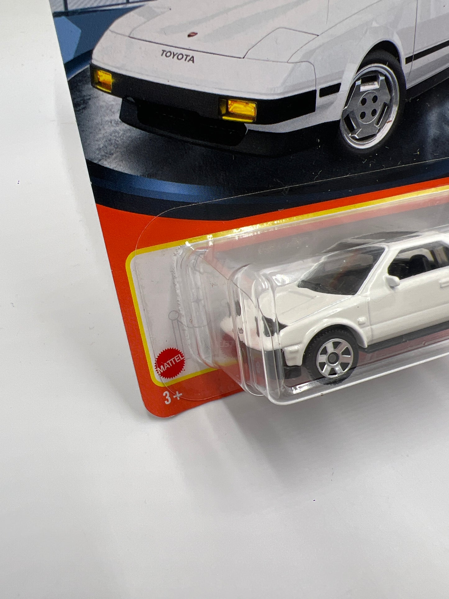 Matchbox #14 1984 Toyota MR2 White W/Lights Up 216B