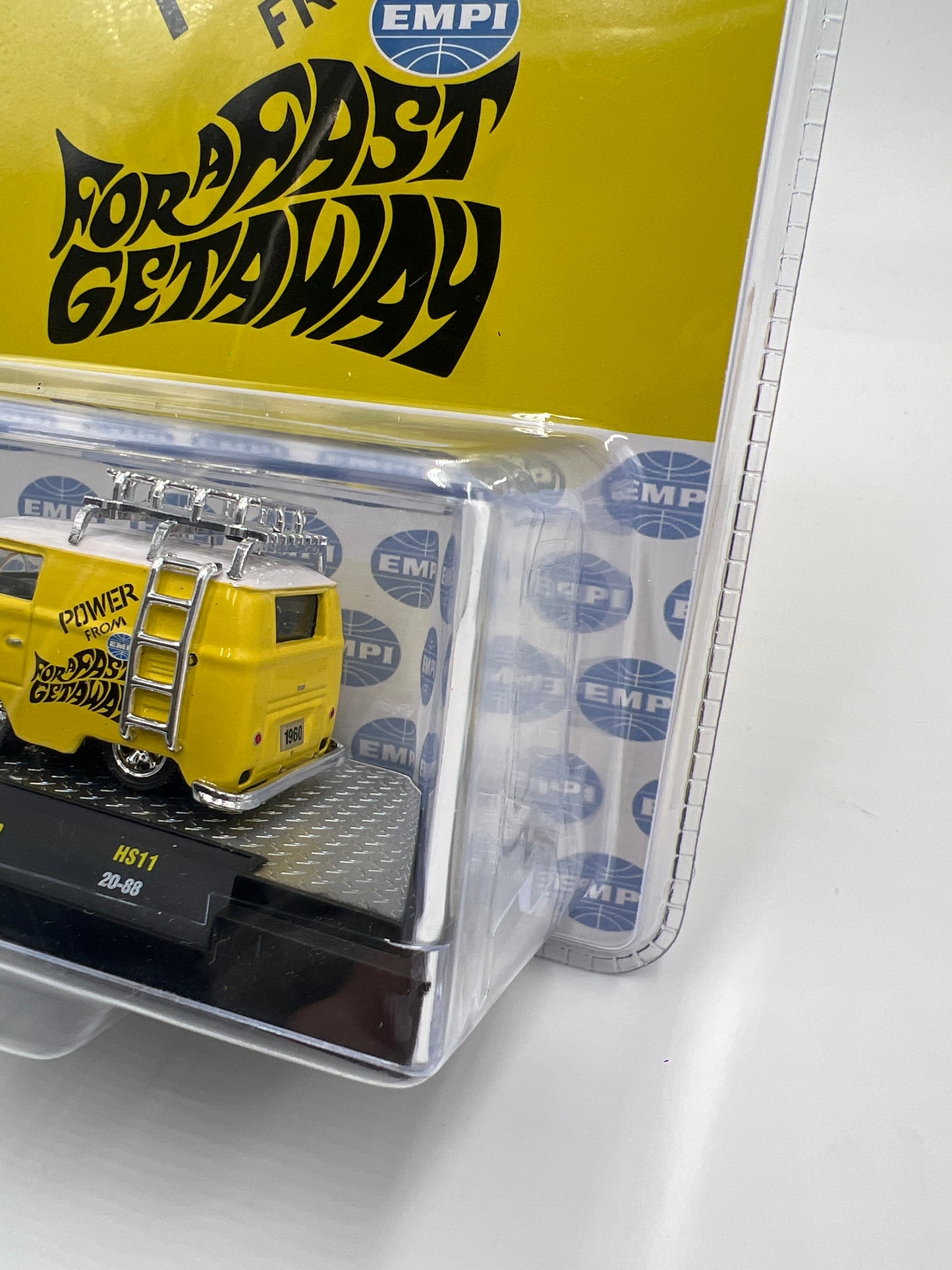 M2 Machines Power from Empi 1960 VW Delivery Van Yellow HS11 198D