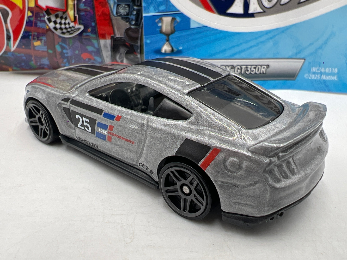 2026 Hot Wheels Mystery Models Series 1 #3 CHASE Ford Shelby GT350R Silver
