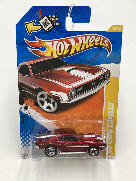 2011 Hot wheels #25 68 Copo Camaro Red see description 4A