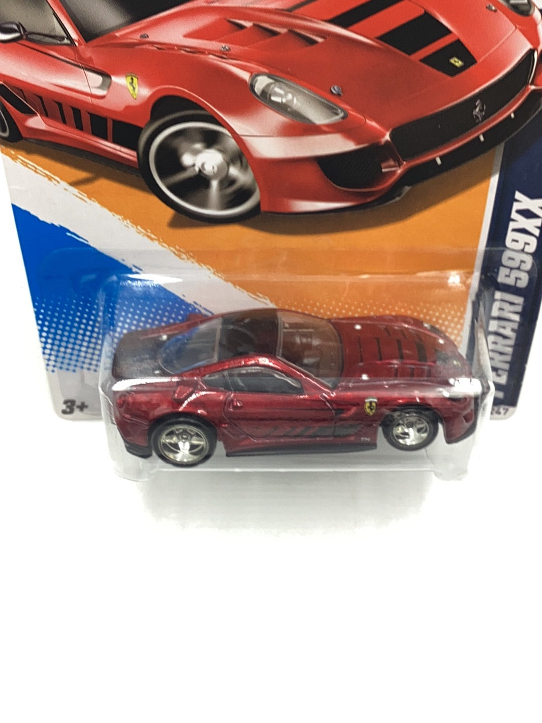 2012 Hot wheels STH #125 Ferrari 599XX with protector