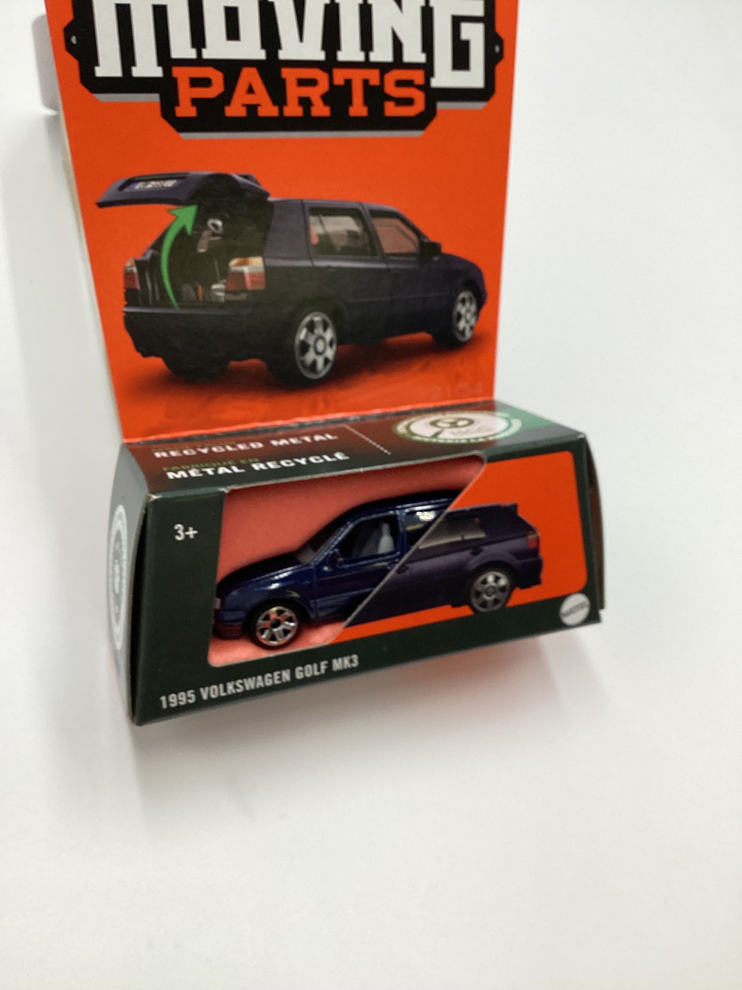 2024 Matchbox Moving Parts #21 1995 Volkswagen Golf MK3 Dark Blue