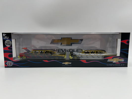 M2 Machines R43 Auto Haulers Stretch Rods CHASE 1957 Chevrolet Bel Air Customs