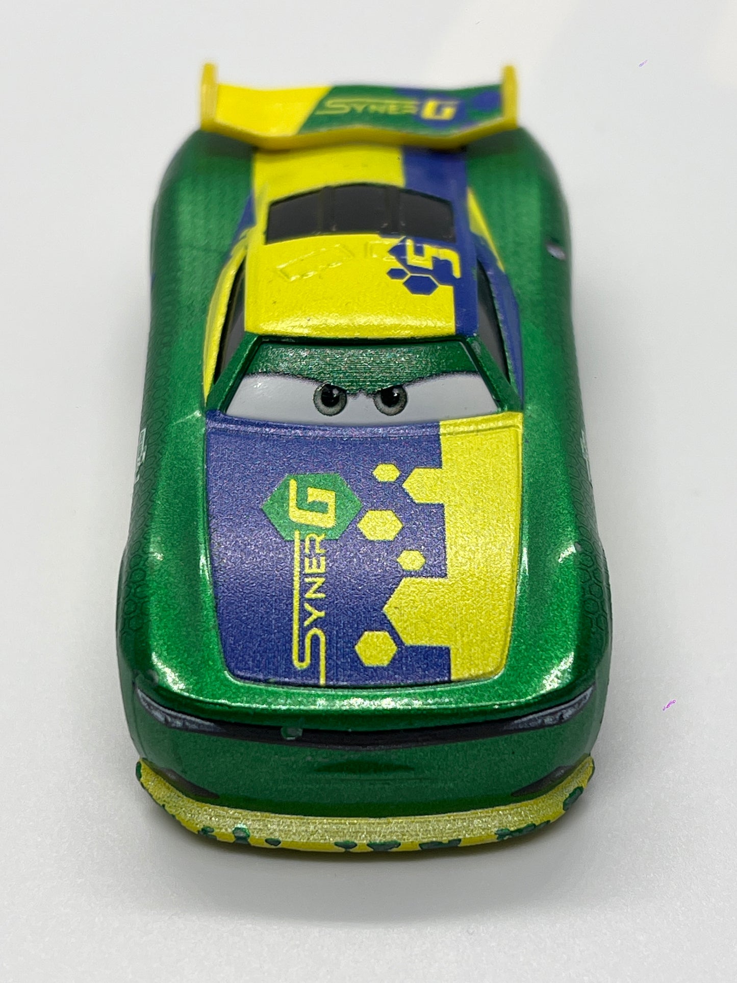 Disney Pixar Cars #5 Eric Braker SynerG Green Loose