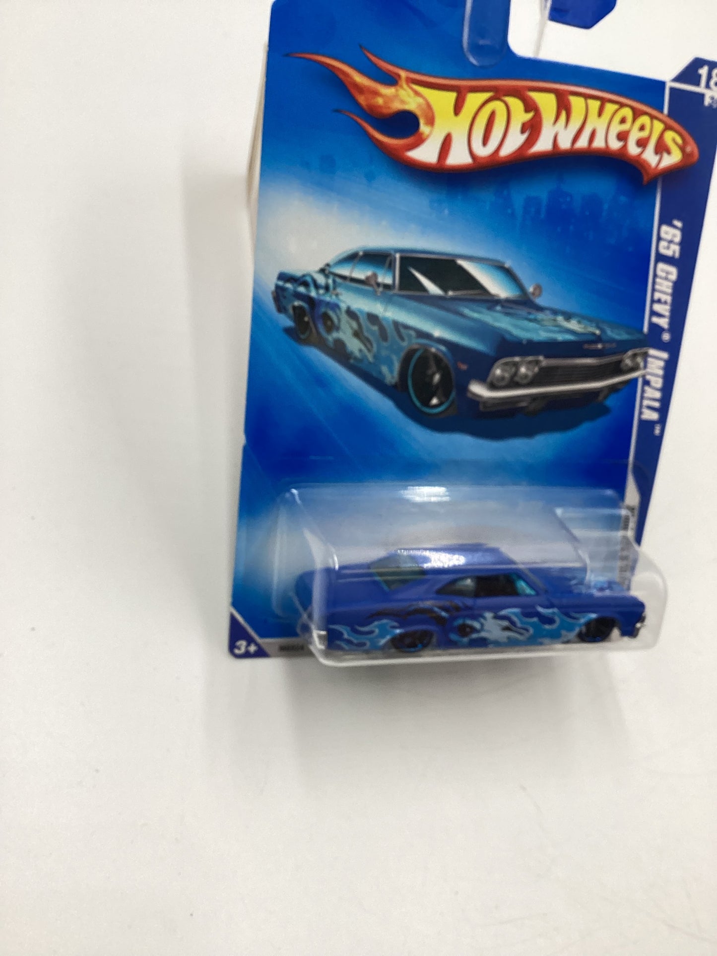 2008 Hot Wheels All Stars #58 65 Chevy Impala Blue