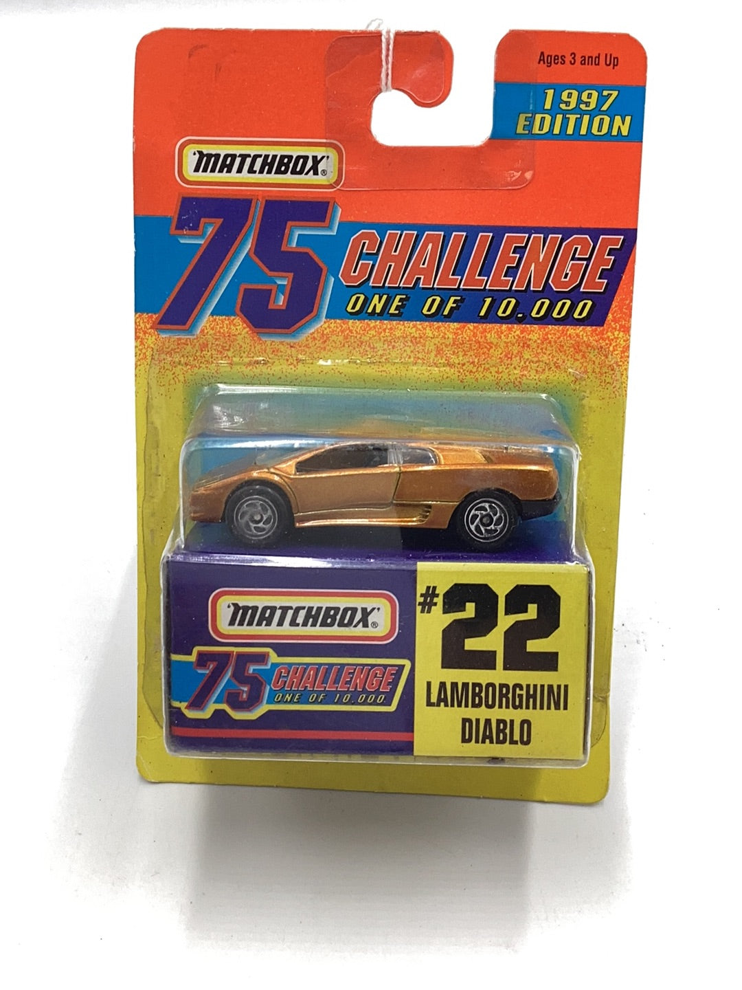 Matchbox 75 Challenge #22 Lamborghini Diablo 163H