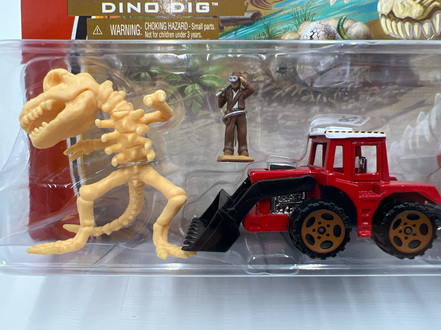 Matchbox Hitch N Haul Dino Dig Troop Carrier & Excavator 168B