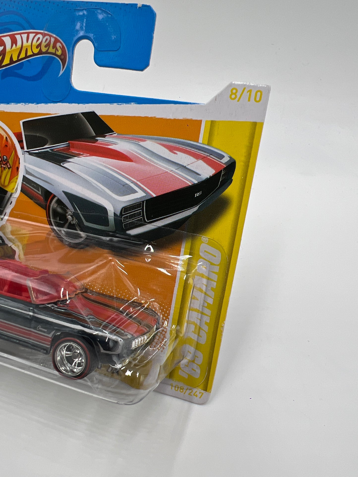 2012 Hot Wheels Target Exclusive Super Treasure Hunt #108 69 Camaro Short Card W/Protector VHTF