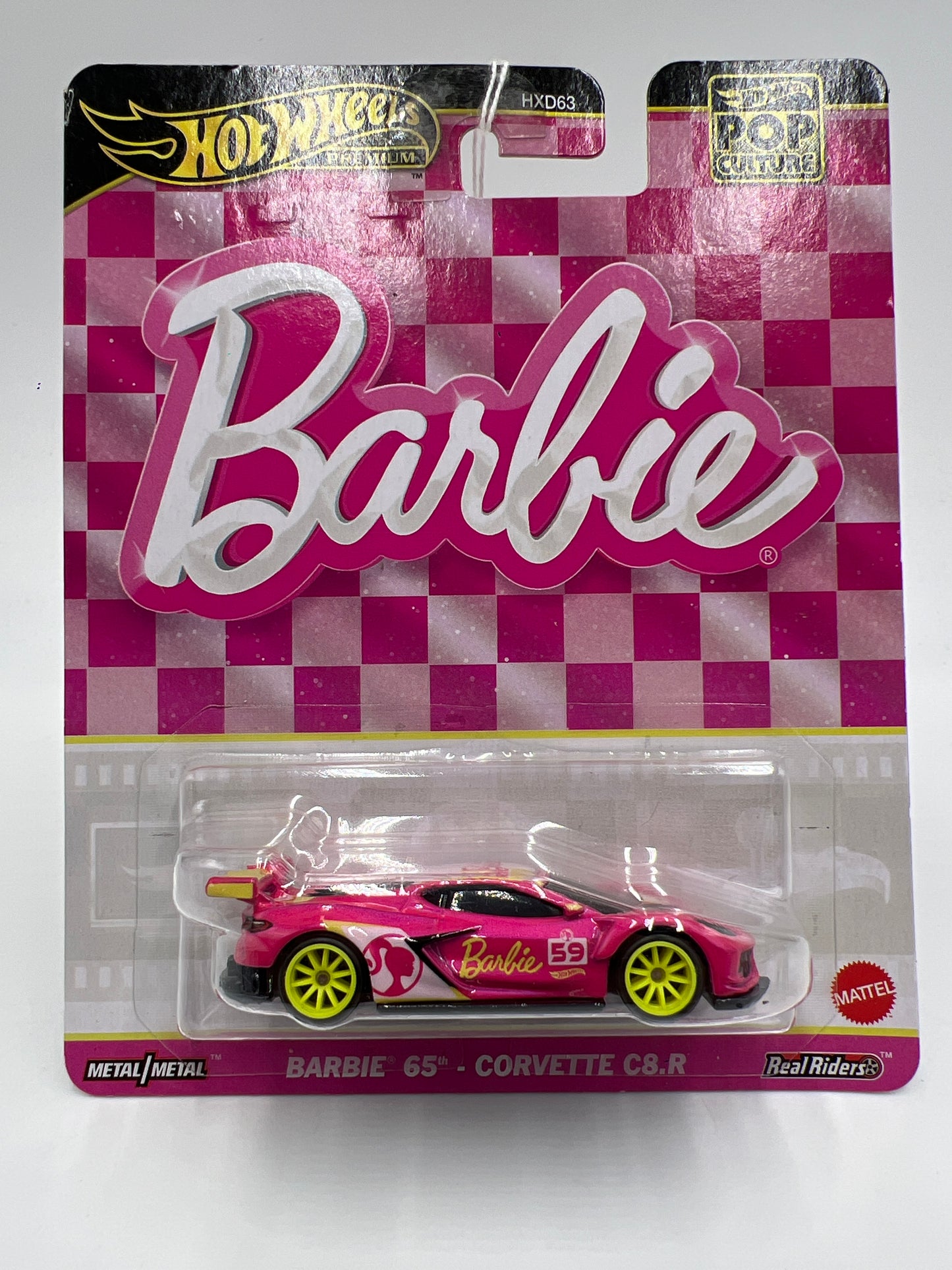 Hot Wheels Premium Barbie 65th Corvette C8.R Pink 241B