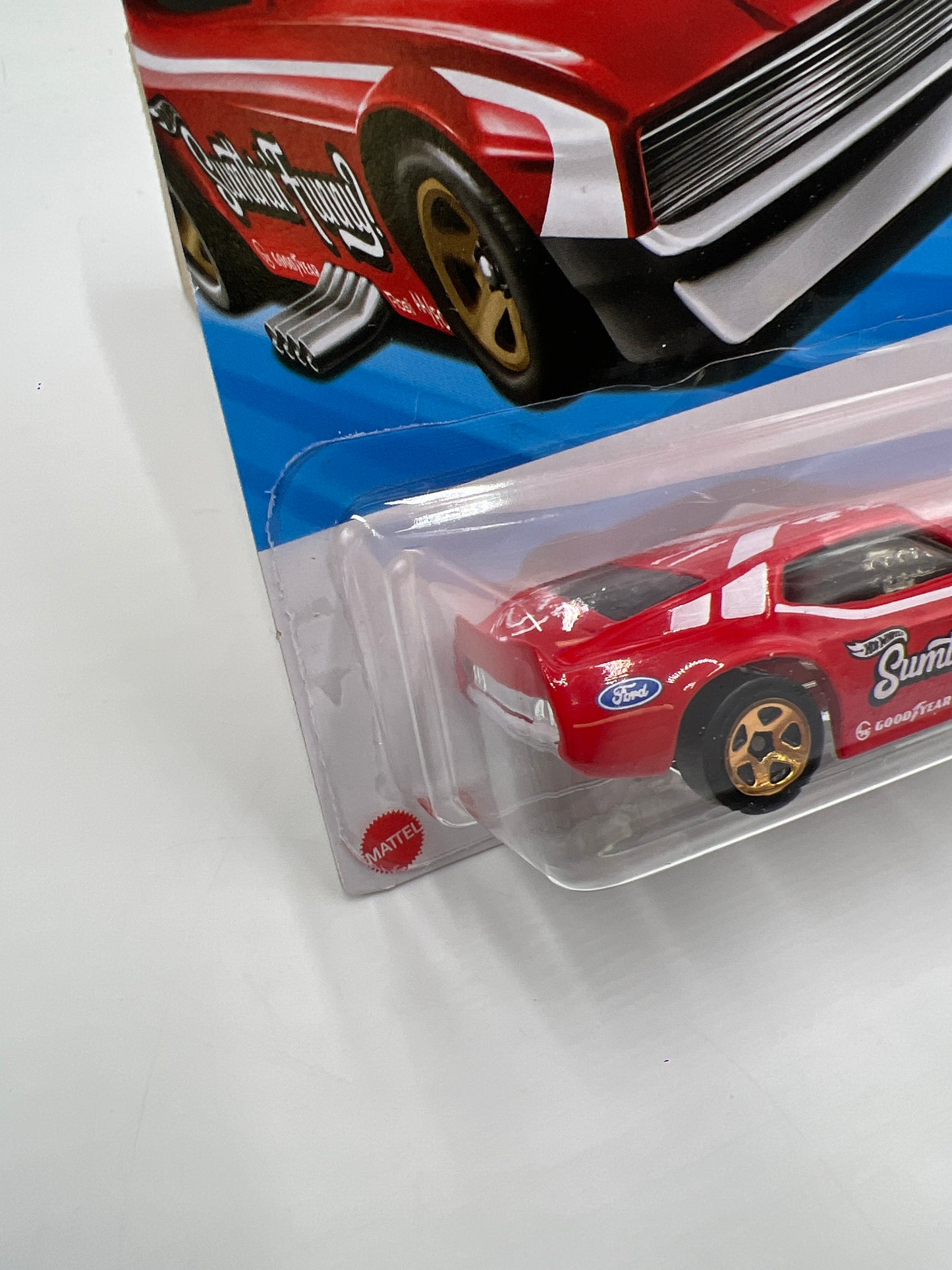 2025 Hot Wheels J Case Mustang 60th #175 71 Mustang Funny Car Red 21D