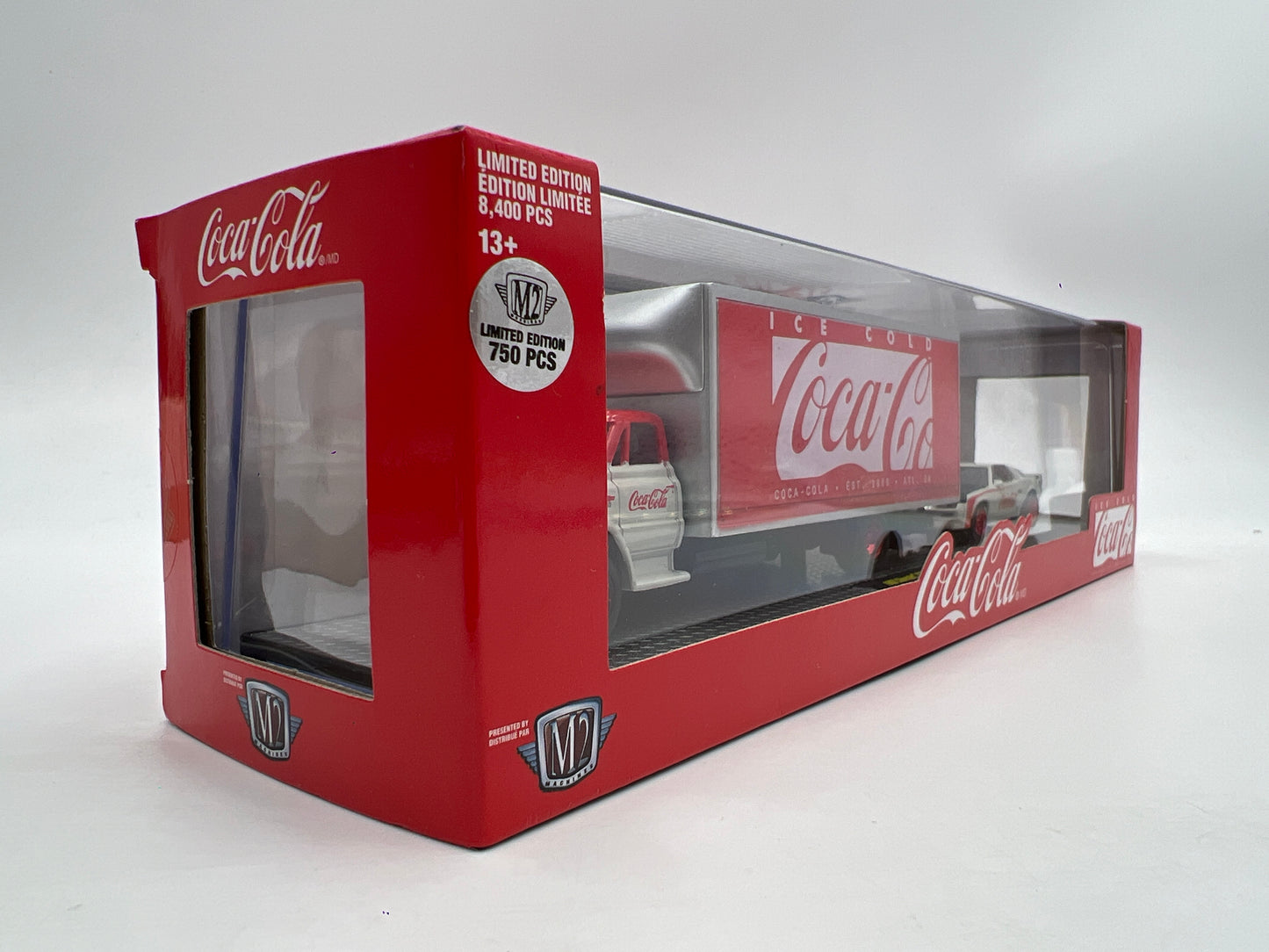 M2 Machines Auto Haulers CHASE Coca Cola 1968 Chevrolet C60 Truck & 1985 Chevrolet Camaro IROC-Z TW19