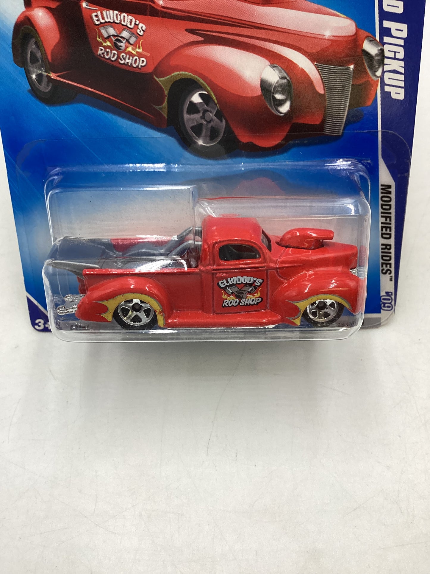 2009 Hot Wheels Modified Rides #164 40 Ford Pickup Red 24D