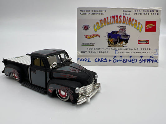 Jada Toys Road Rats 1953 Chevrolet Pick Up Stake Truck Matte Black Loose