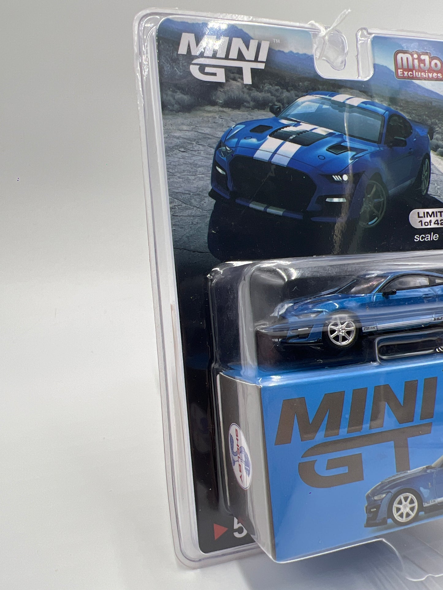 Mini GT Mijo Exclusives #568 Shelby GT500 Dragon Snake Concept Blue